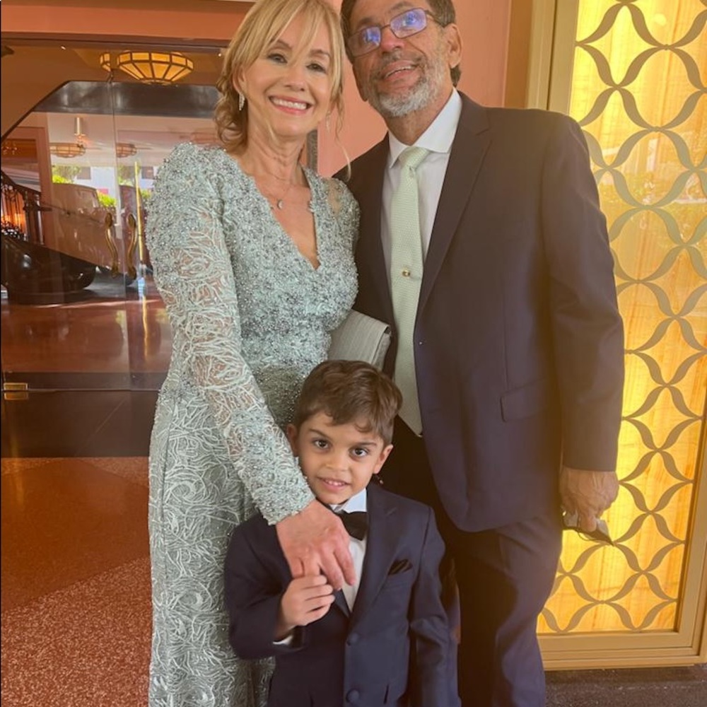 Mother of the bride Lara Dress in seafoam/mint color